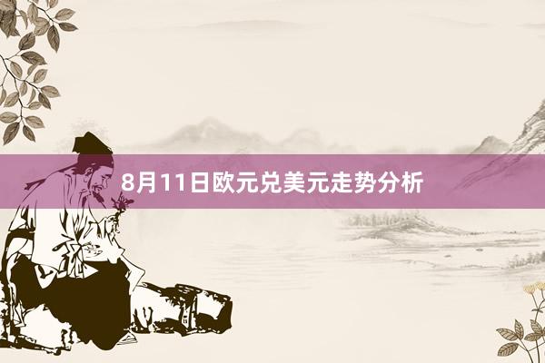 8月11日欧元兑美元走势分析