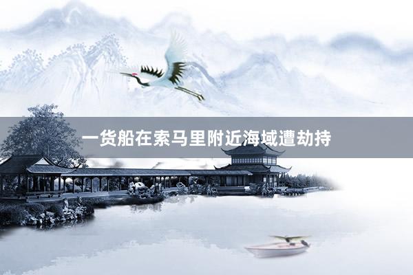 一货船在索马里附近海域遭劫持