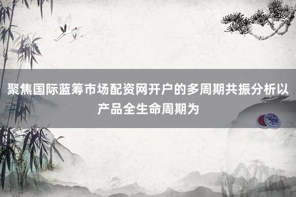 聚焦国际蓝筹市场配资网开户的多周期共振分析以产品全生命周期为