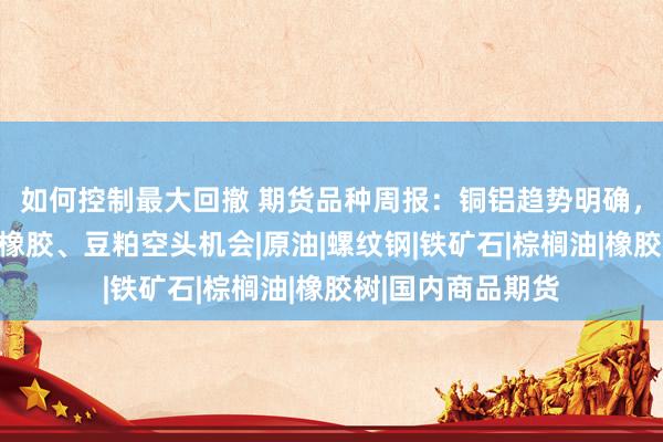 如何控制最大回撤 期货品种周报：铜铝趋势明确，适合多头；关注橡胶、豆粕空头机会|原油|螺纹钢|铁矿石|棕榈油|橡胶树|国内商品期货